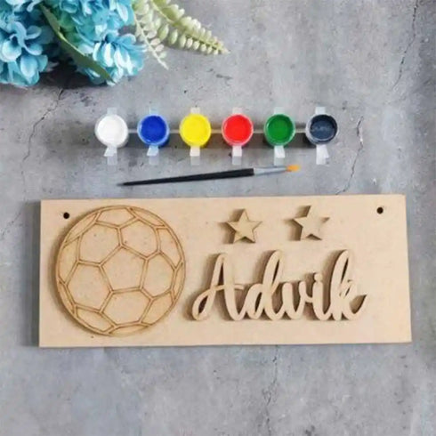Personalised DIY Name Plate